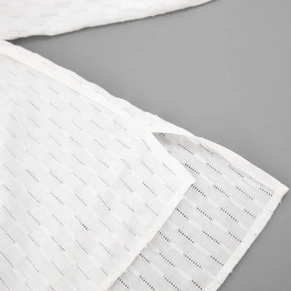 Casual Loose Women Short Two Piece Set Suit Fashion Blouse Long Sleeve Shirt Lady Simple Style Shorts Streetwear Blouse Tops