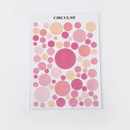 School Supplies Planner Album Self-adhesive Decorative Decals Label Stickers Stationery Stickers Diary Scrapbooking Stickers