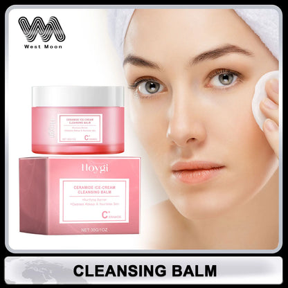 Makeup Remover Balm for Face Cleanser Purifying Pores Shrinking Dry Non-tight Refreshing Moisturizing Skin Eye and Lip Cleanser