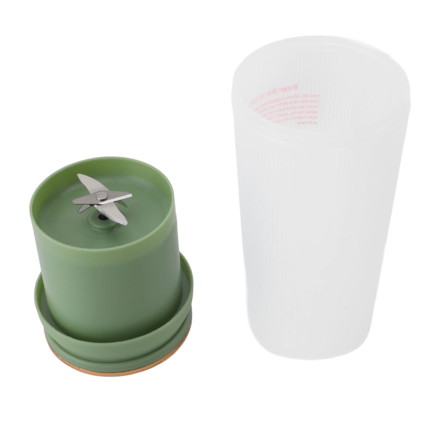 Portable Blender 4 Blades Cordless 300ml Capacity USB Rechargeable Handheld Personal Size Blender for Juice Shakes Smoothies