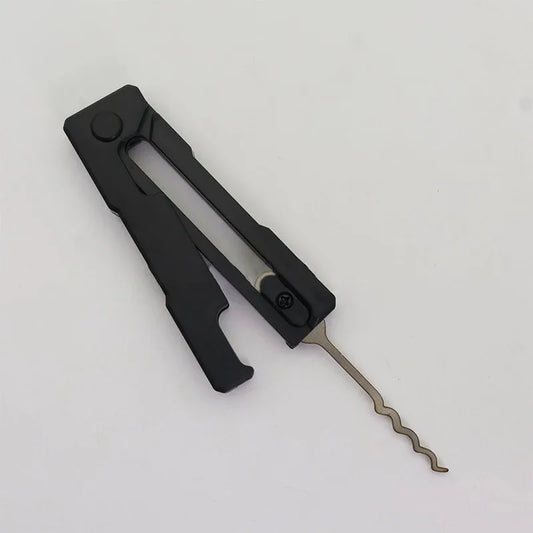 Outdoor Camping Portable Foldable Multi Tool Set with Keychain Pendant for Hiking Survival Gear Accessories