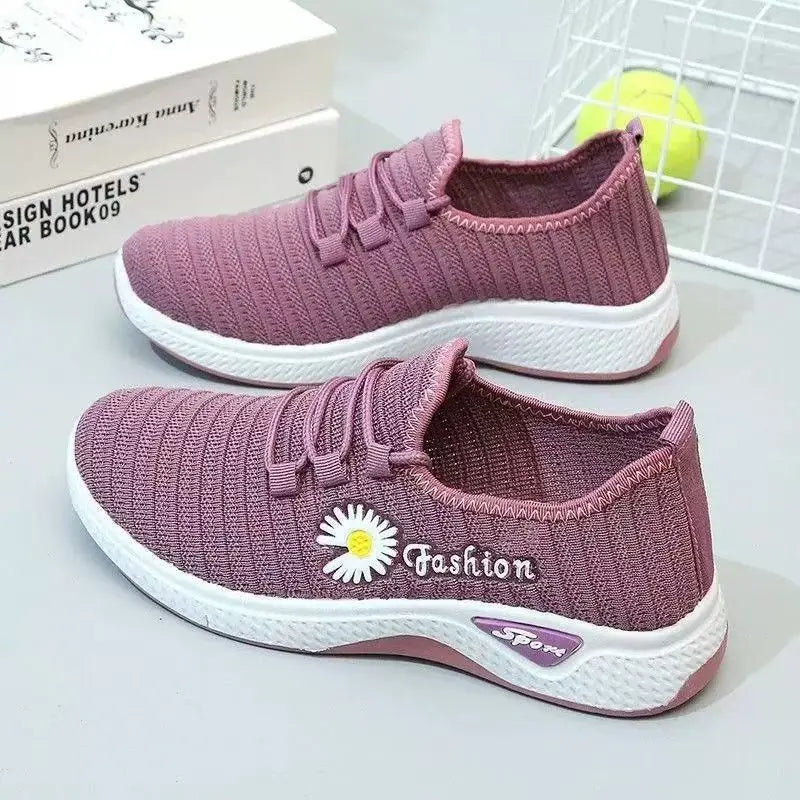 2025 Fashionable Lightweight Women's Spring/Autumn Flats: Comfortable Casual Single Shoes in Cotton Fabric womens shoes