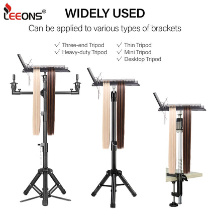 Hair Extension Holder Stand Wig Hair Tray Braiding Hair Rack Stand Hair Extension Tool Salon Extension Hair Tray For Hair Weft