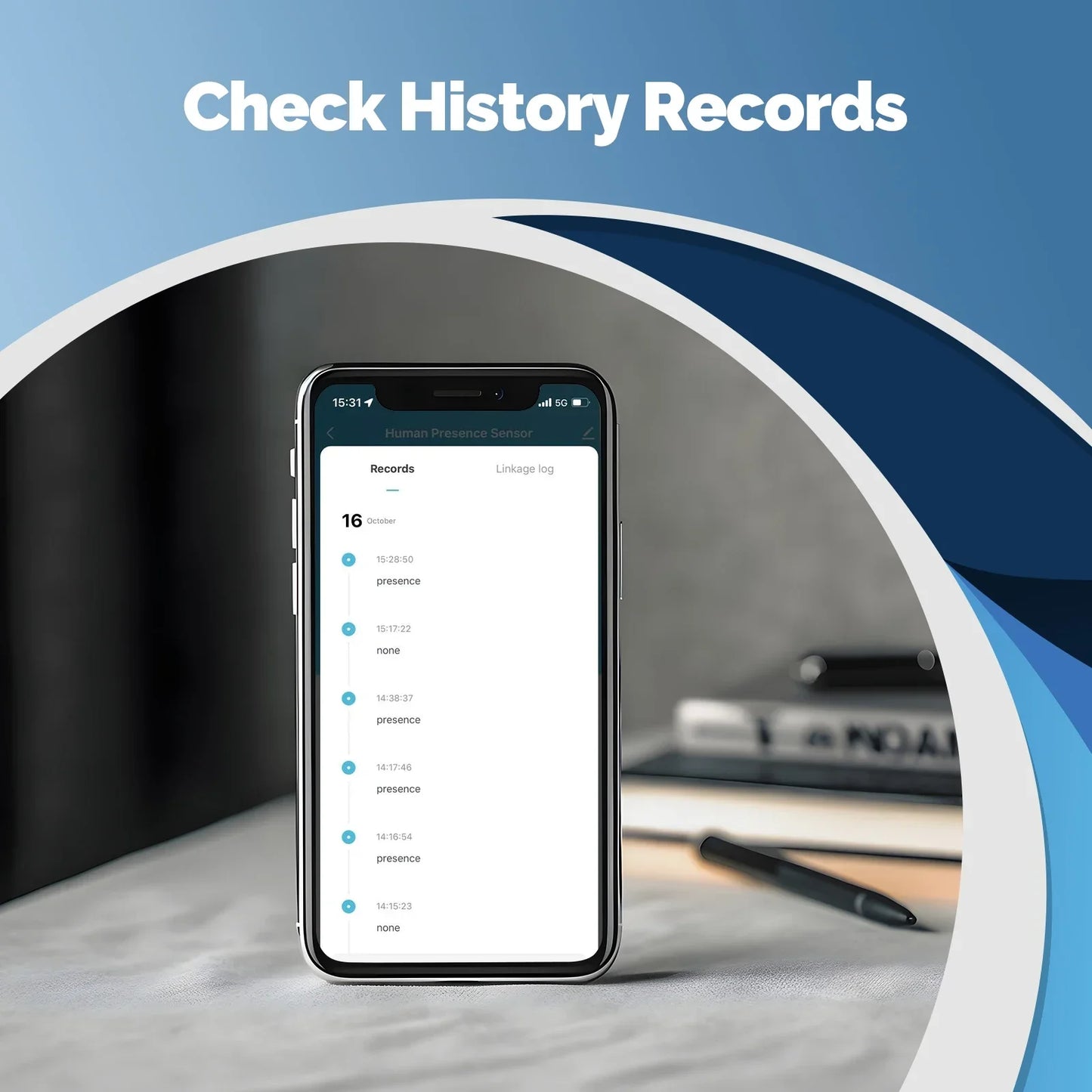 MOES Smart Presence Sensor WiFi/ZigBee, Human Motion & Motionless Detection, Light Sensor, App Alerts, Wired Install