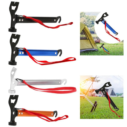Professional Ultralight Camping Hammer - Survival Tool for Hiking, Mountaineering with Shockproof Grip, Portable Outdoor Gear