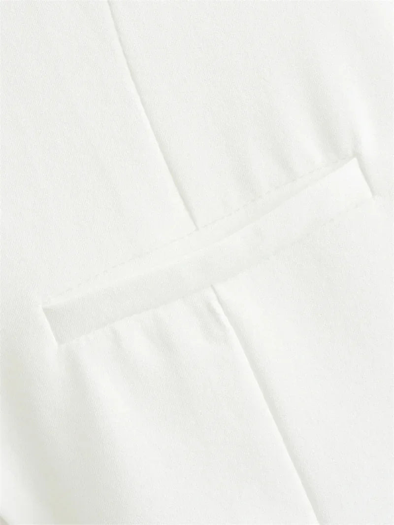 2025 Office Blazer Vest | 2-Color Stretch Waistcoat for Summer Women Workwear | Breathable Linen with Hidden Pockets