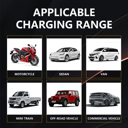 Car Battery Charger 12V 10A 24V 5A Automotive Digital Display Detection Pulse Repair Car Chargers Motorcycle Car Accesorries