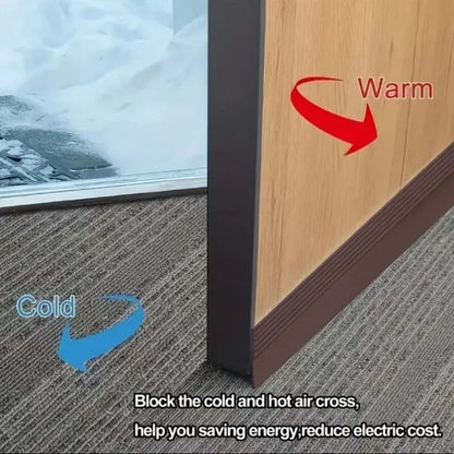 1pc Door Draft Stoppers For Bottom Of Door, Adjustable Self-Adhesive Sound-Proof Door Bottom Seal Strip