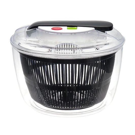 【Lifeideas】5L Salad Spinner Large Salad Sowl With Lid One-handed Easy Press Salad Spinner Washer Dryer Drainer Mixer