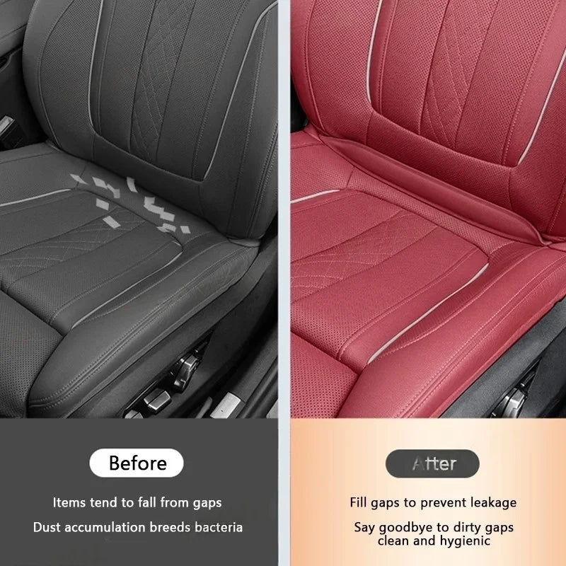 Car Seat Gap Filler Universal Flexible Back Seat Gap Protector For Seat Bottom Crevice Filler Auto Interior Decro Strip