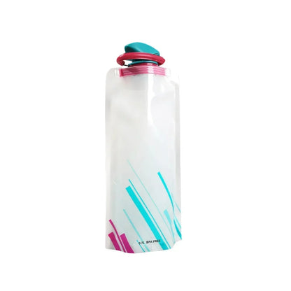 700ml Portable Water Bag Foldable Sports Water Bottle for Hiking Camping Outdoor Activities Reusable Soft Hydration Bladder