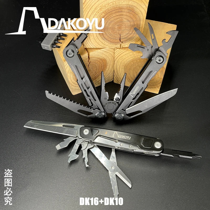 DAKOYU Outdoor Multifunctional Folding Multifunctional Tools Camping Equipment Portable EDC Detachable Large Scissors