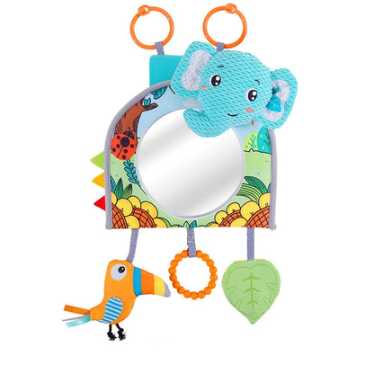 Baby Mirror Car Seat Toys Baby Rear Mirror Hanging Toys Kids Monitor Infant Tummy Time Toys Travel Toys Babies Carseat Toy Gifts