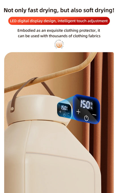 Portable Electric Clothes Dryer Multifunctional Dryer Machine Foldable Clothes Dryer with Timer Mini Clothes Dryer For Travel