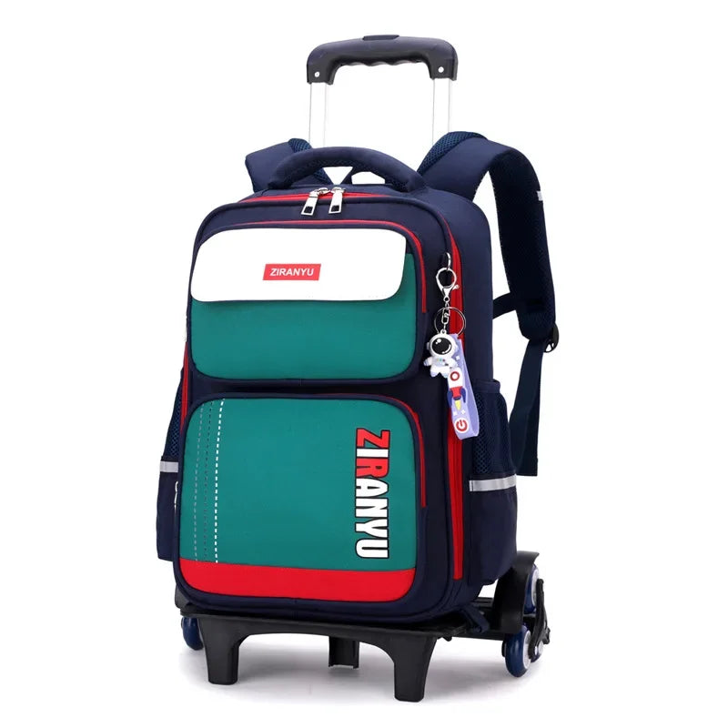 Rolling Backpacks for Primary School Children Trolley School Student Backpack Wheeled Bag Back To School Backpacks with Wheels