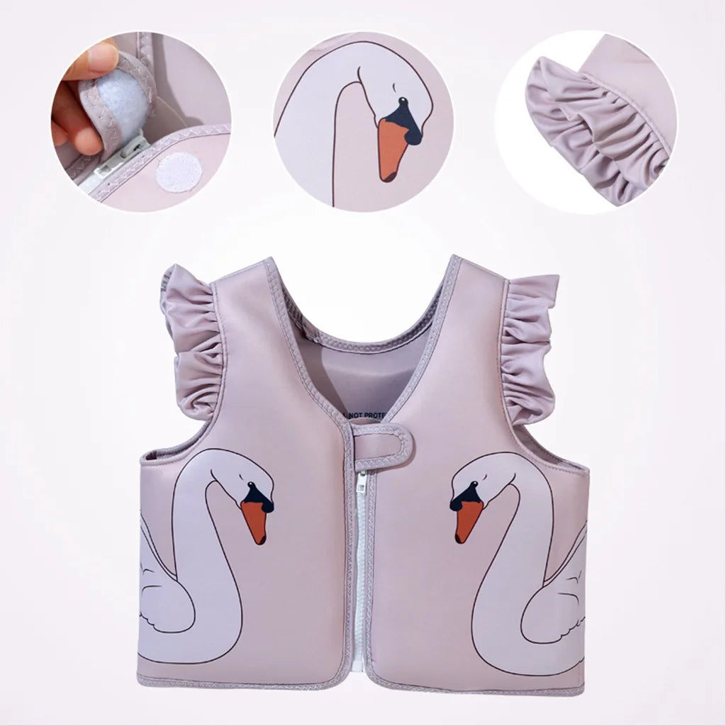 Swimming Arm Ring for Children Cartoon Printed Kids Swimwear Buoyancy Vest Foam Jacket Swimming Pool Accessories