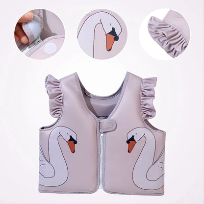 Swimming Arm Ring for Children Cartoon Printed Kids Swimwear Buoyancy Vest Foam Jacket Swimming Pool Accessories
