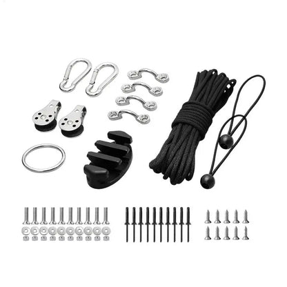 Kayak Anchors Trolley Kit Anchors System For Kayak Canoes Boat Kayak Hardware Eyes Wellnuts Screws Kayak Accessories For Kayak