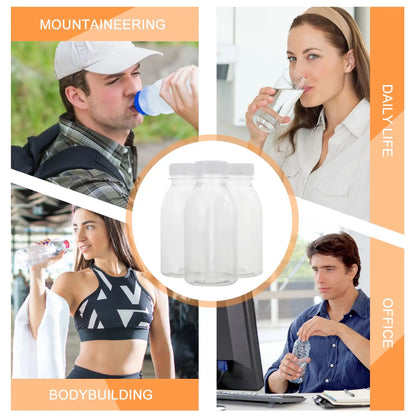 10pcs Beverage Bottle 300ml Juice Storage Kid Water Bottles Juice Kid Water Bottles Jug Kid Water Bottles Transparent Beverage