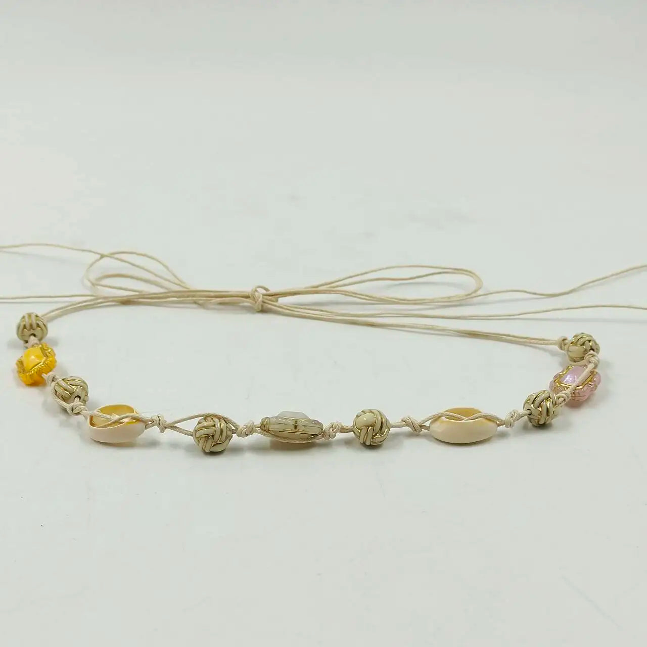 2024 Hat Band Accessories Handmade Beaded Chain Straw Hat Accessories Men Women Hat Band Decorative Soft Hat Fashion Accessories