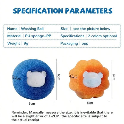 5/10/20pcs Sponge Laundry Ball Lint Remover for Clothing Washing Machine Cleaning Ball Cat Hair Remover Clothes Cleaning Roller