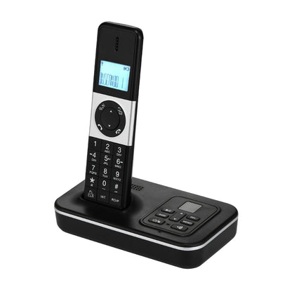 D1002B Cordless Phone System Expandable Home Phone High Contrast Display Handset Expandable Hands Free Handset Phone