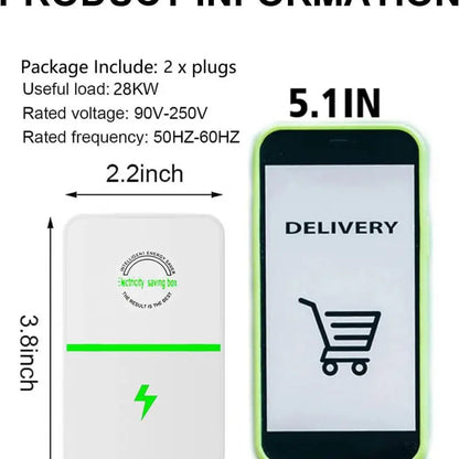 Power Save Electric Energy Saver Household Electricity Saving Box EU/US/UK/AU Plug Household Appliances Stable and Energy-saving