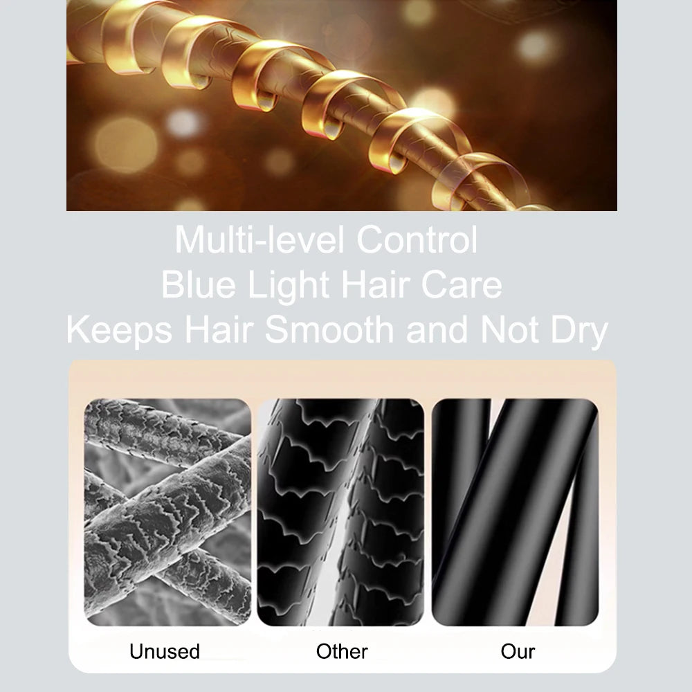 Hair dryer household blue light hot and cold air high power