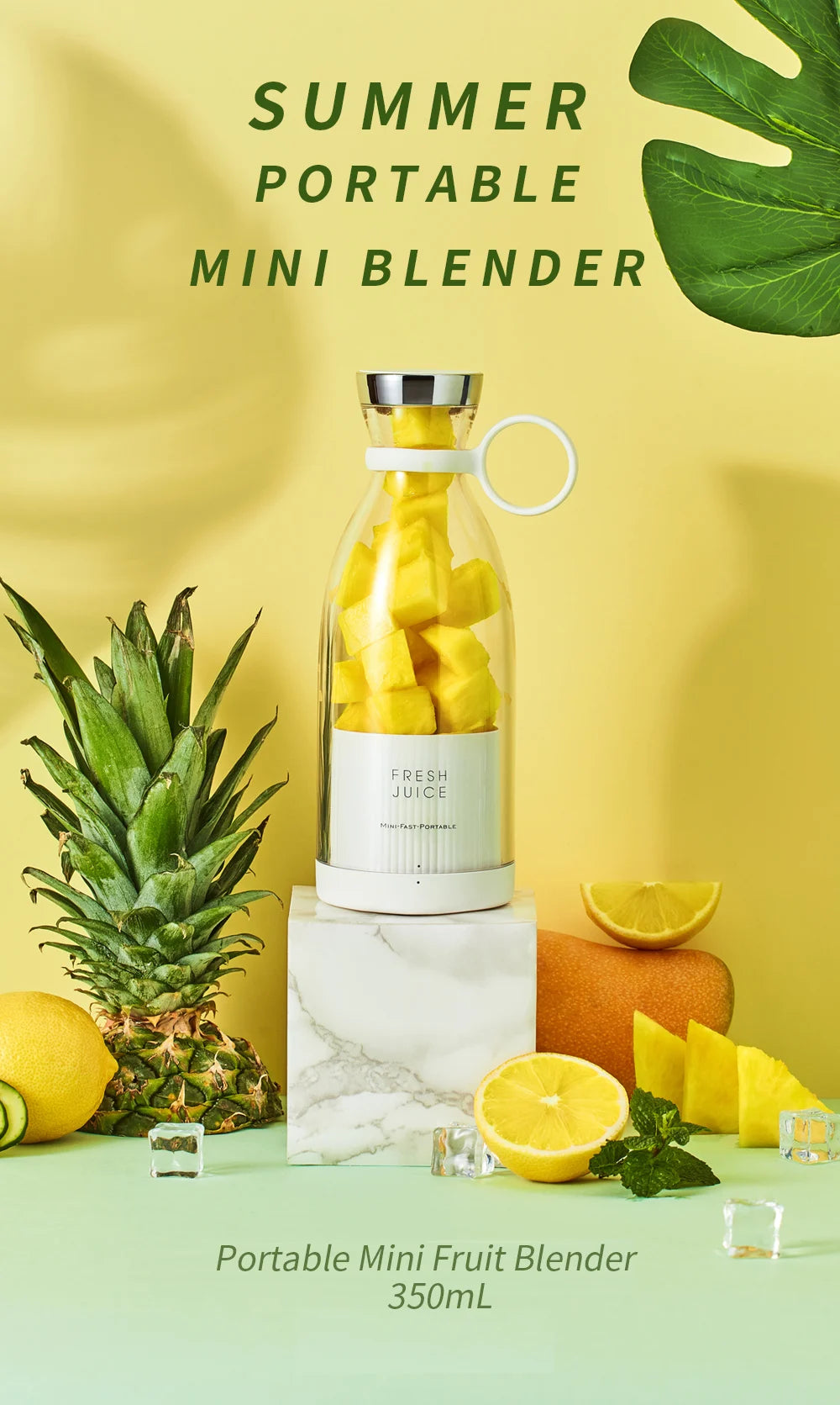 Portable Electric Juicer Blender Usb Mini Fruit Mixers Juicers Fruit Extractors Food Milkshake Multifunction Juice Maker Machine