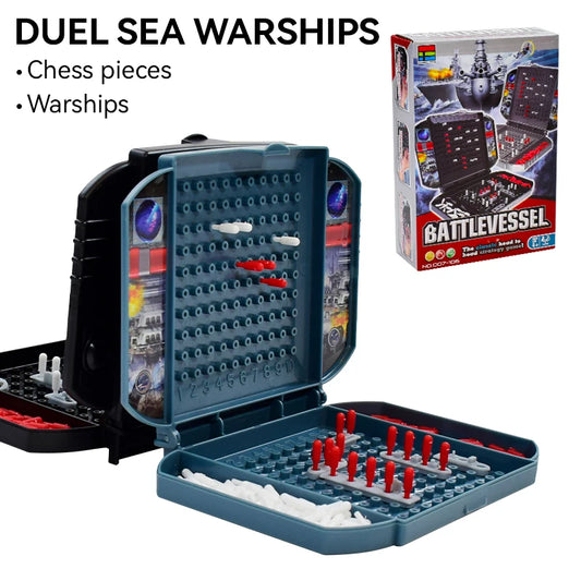 Children Interesting Warship Sea Ship Board Games Toys Two Player Battleship The Classic Naval Combat Strategy Table Game for Ki