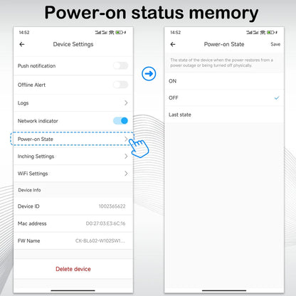 eWeLink Smart Switch with Power energy Monitoring Timer Switch App Monitoring Current  Voltage Consumption