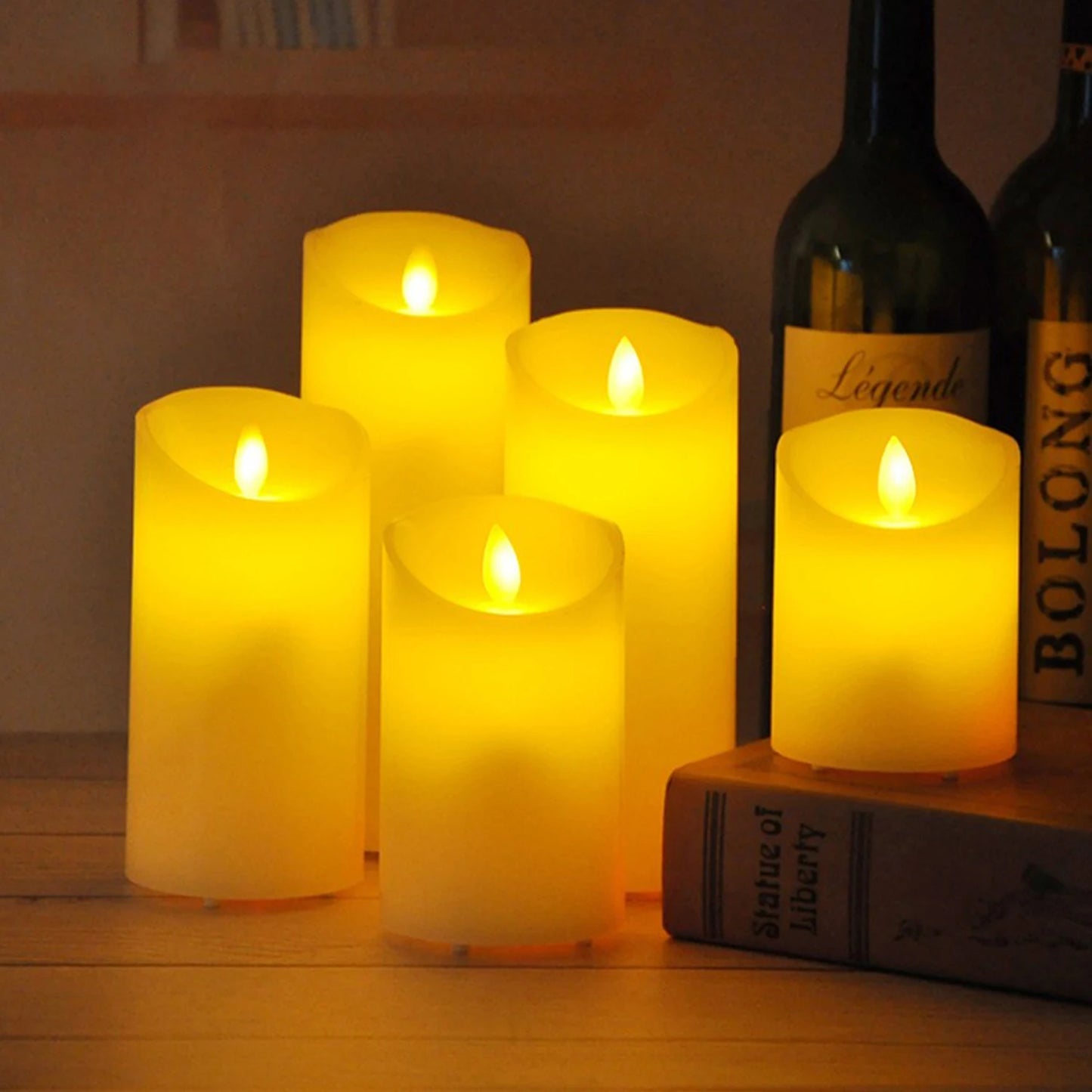 LED Electronic Candles AAA Battery Models Suitable For Couples Candlelight Dinner Romantic Lighting Decorative Lamp