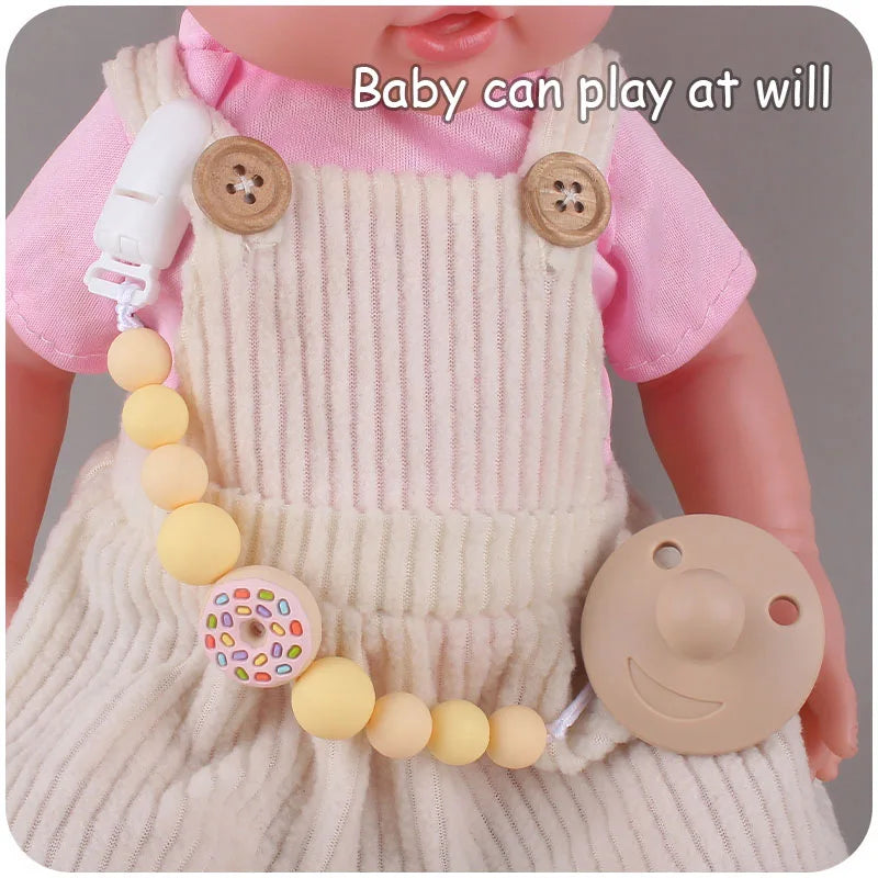 Baby Silicone Pacifier Newborn Infant Chewing Supplies Nipple Dummy Soft Teether Toy Food Grade Silicone Nursing Accessories