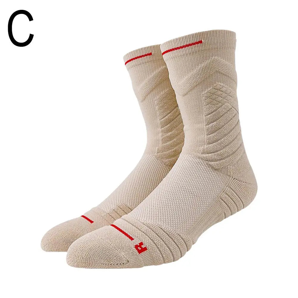 Professional Sports Socks Training Athletic Socks Basketball Crew Socks Cotton Moisture Wicking Socks For Men Women Gifts