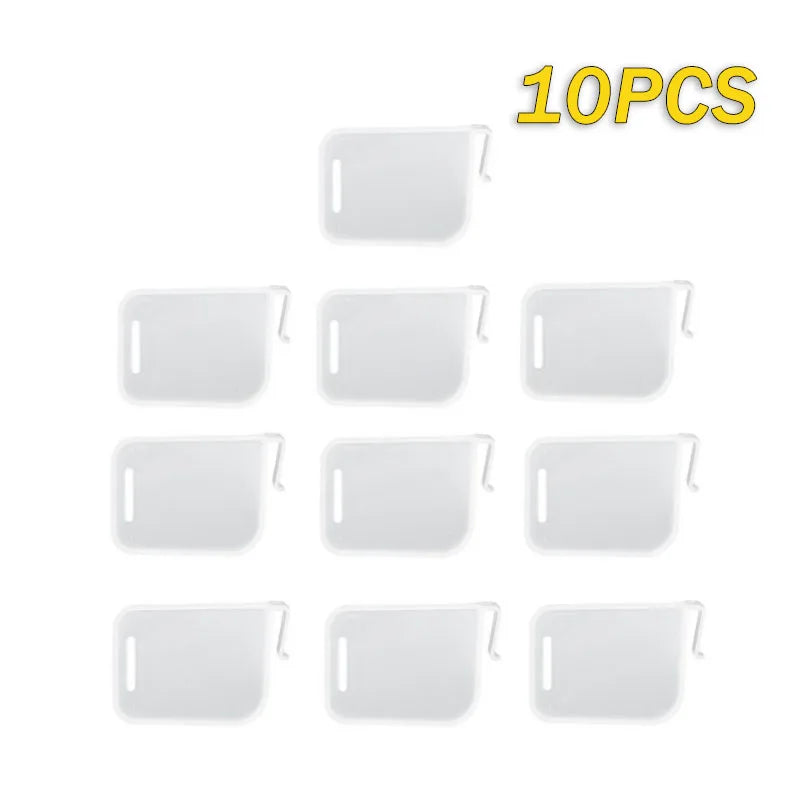 20 Pieces Fridge Organizer Storage Organization Divider Plastic Storage Divider Plywood Kitchen Bottle and Jar Rack Organizer