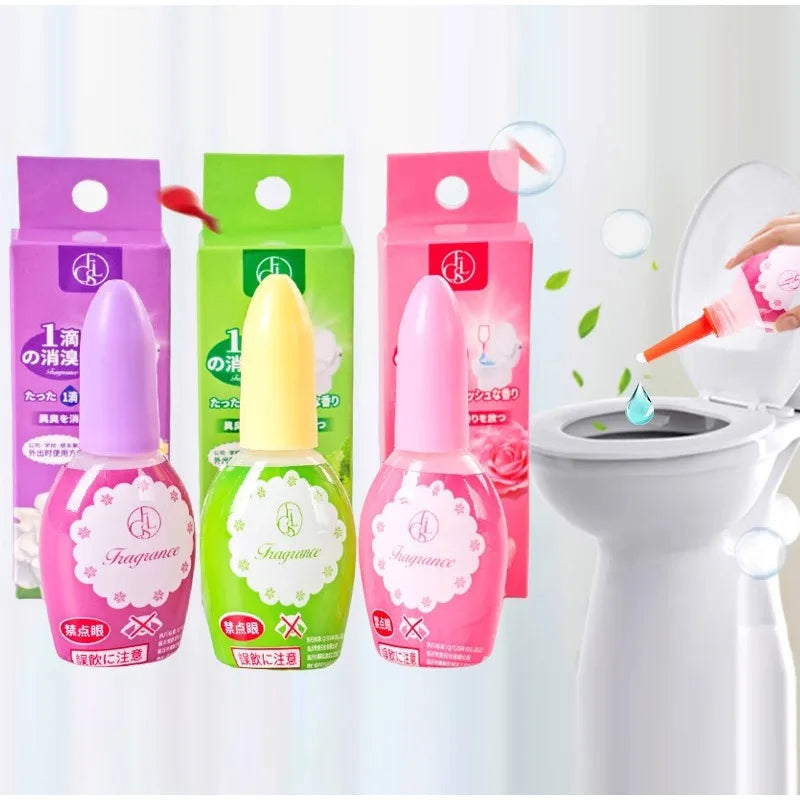 20ml One Drop Toilet Odor Eliminator Plant-based Liquid Freshener For Instant Bathroom Toilet Deodorizing Long-lasting Fragrance