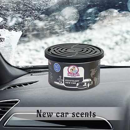 Car Air Freshener: 12 kinds Scent | Organic Cans | Odor Eliminator Essential | Long-Lasting | Strong Fragrance | For Home
