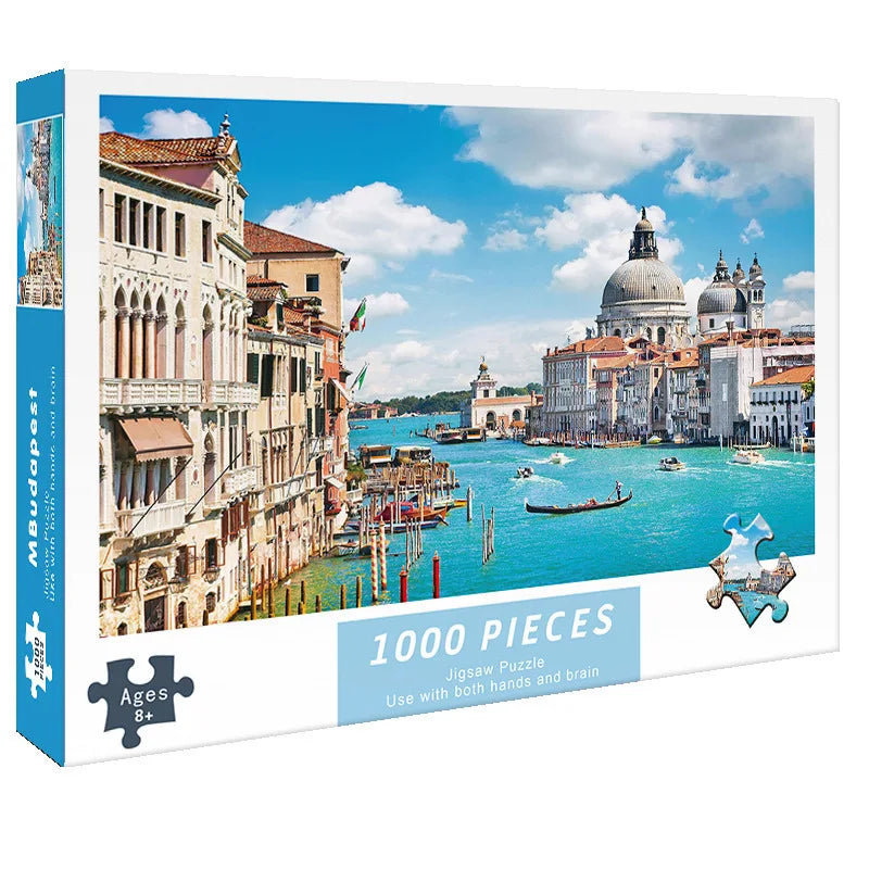 Children and adults paper puzzle 1000pss - Venice, healing puzzle~Fun games and educational home decoration wall display puzzle