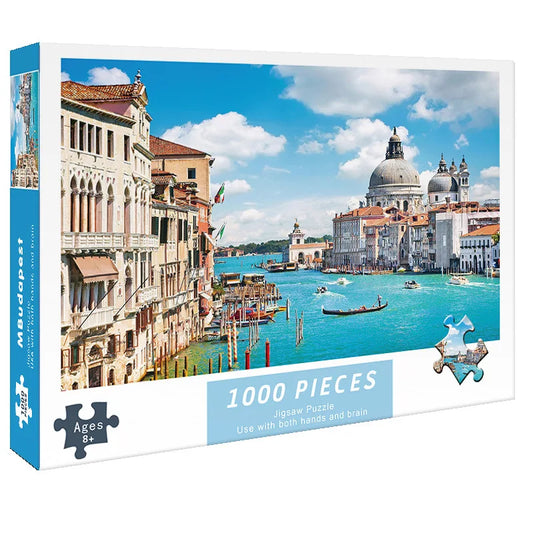Children and adults paper puzzle 1000pss - Venice, healing puzzle~Fun games and educational home decoration wall display puzzle