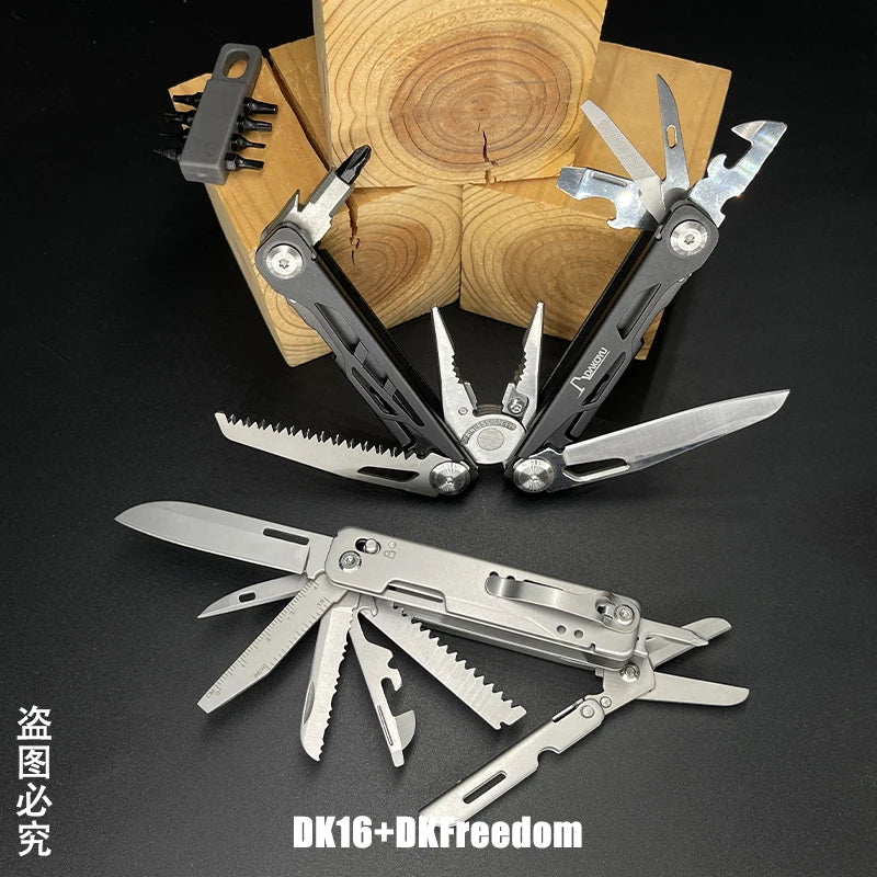 DAKOYU Outdoor Multifunctional Folding Multifunctional Tools Camping Equipment Portable EDC Detachable Large Scissors