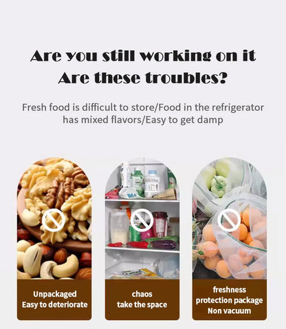 high-quality food handheld vacuum sealer Portable & Rechargeable Vacuum Sealer (Vacuum Sealers+ 30 reusable vacuum seal bags