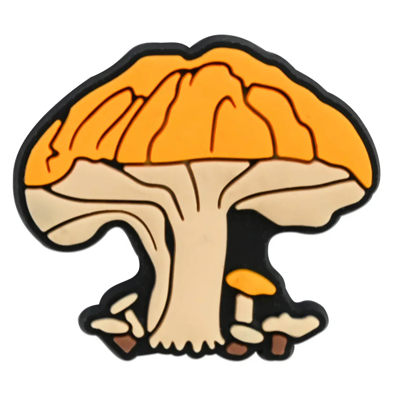 Cute Mushroom Shoe Charms Decoration for Crocs Pin Accessories Bracelet Wristband Party Party Gifts