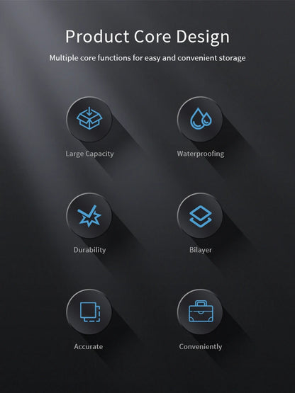 STARTRC Insta360 X5 Camera Accessories 2 Layers Hard Case Carrying Case Waterproof Portable Travel Box for Essentials Bundle