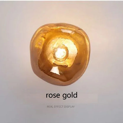 Lava Wall Lamp Glass Background Wall Decorative Nordic Living Room Lamp Bedroom Bedside Lamp Staircase Bar
