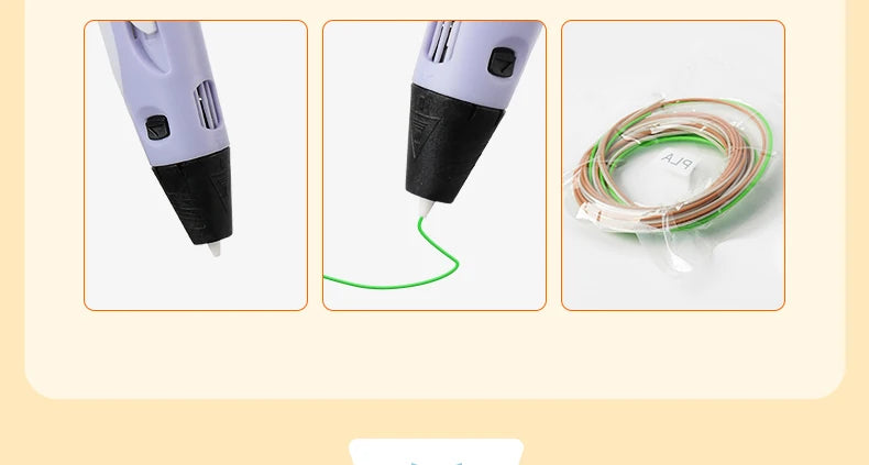 3D Pen DIY Drawing Pen With LCD Screen Compatible PLA ABS Filament Toys Safe Paiting for Children Kids Christmas Birthday Gifts