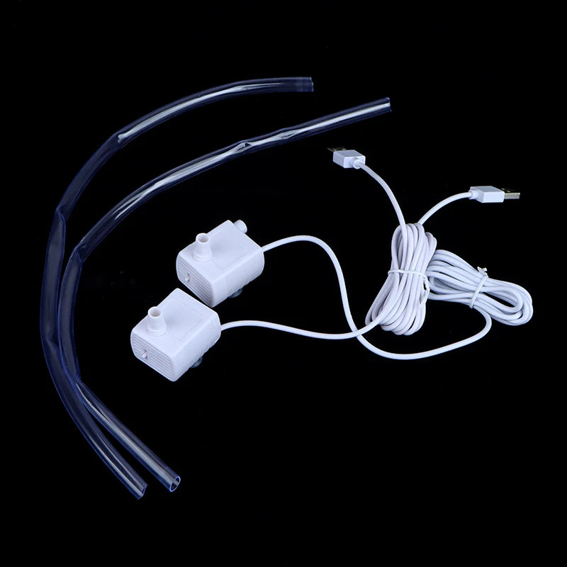 Water Pump LED Light Pet Cat Water Fountain Motor Replacement For Cat Flowers Drinking Bowl Dispenser Home Pet Dog Accessories