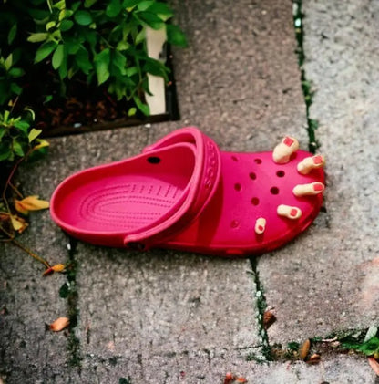 Funny Toes Charms set of 5 for Crocs Comedy Accessories  Release Your Toes Friends Gift