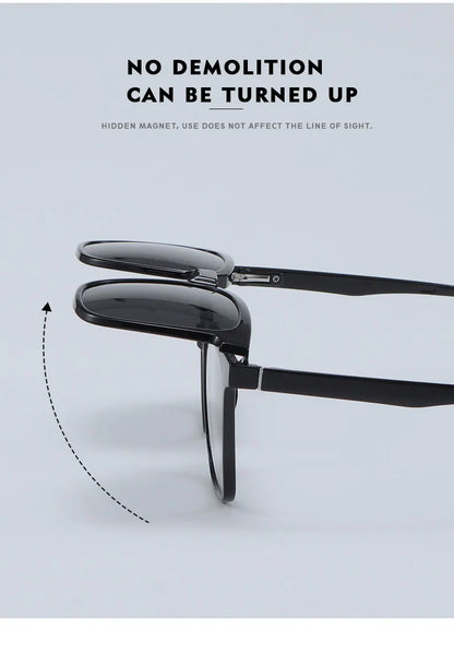 Magnetic Clip on Optical Myopia Glasses For Men Women Polarized Sunglasses Prescription Reading Glasses Blue Light Glass #TJ2190