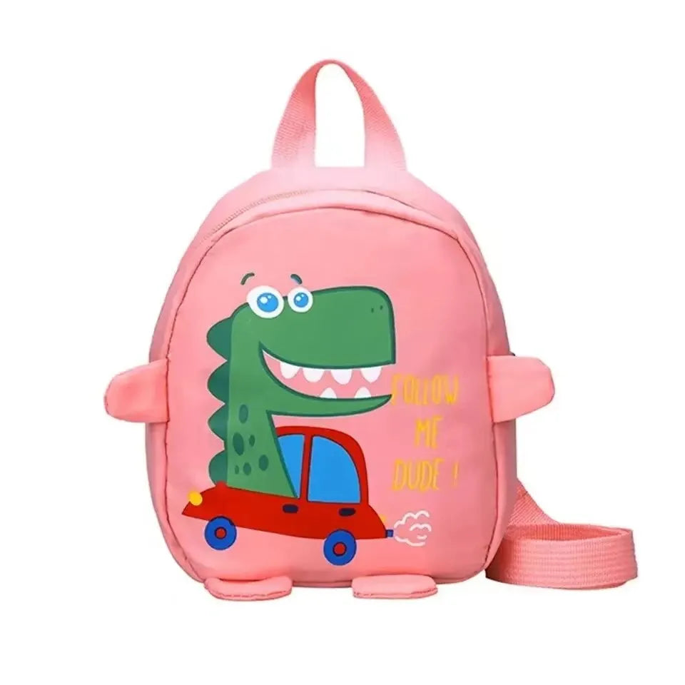 Children Cute Cartoon Dinosaur School Bags Anti-lost Backpacks Toddler Rucksack Kindergarten Schoolbag
