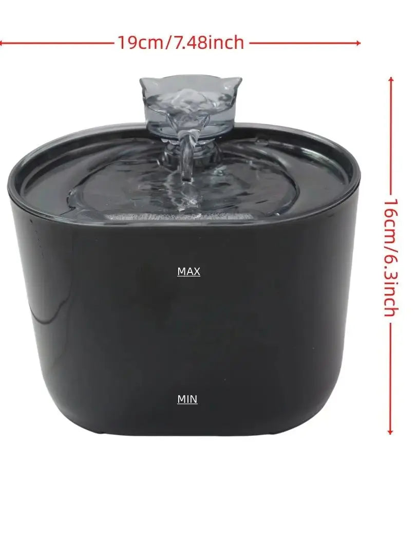 74.39 oz/2.2 liters, pet cat and dog fountain dispenser, smart pet fountain dispenser, large capacity silent automatic circulati
